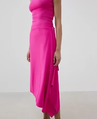 Mango Women's Asymmetric Midi Skirt