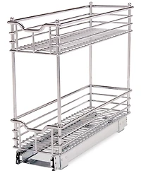Household Essentials Chrome Glidez Narrow 7-inch Sliding Organizer