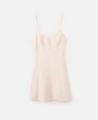 Mango Women's A-Line Crinkle Effect Dress