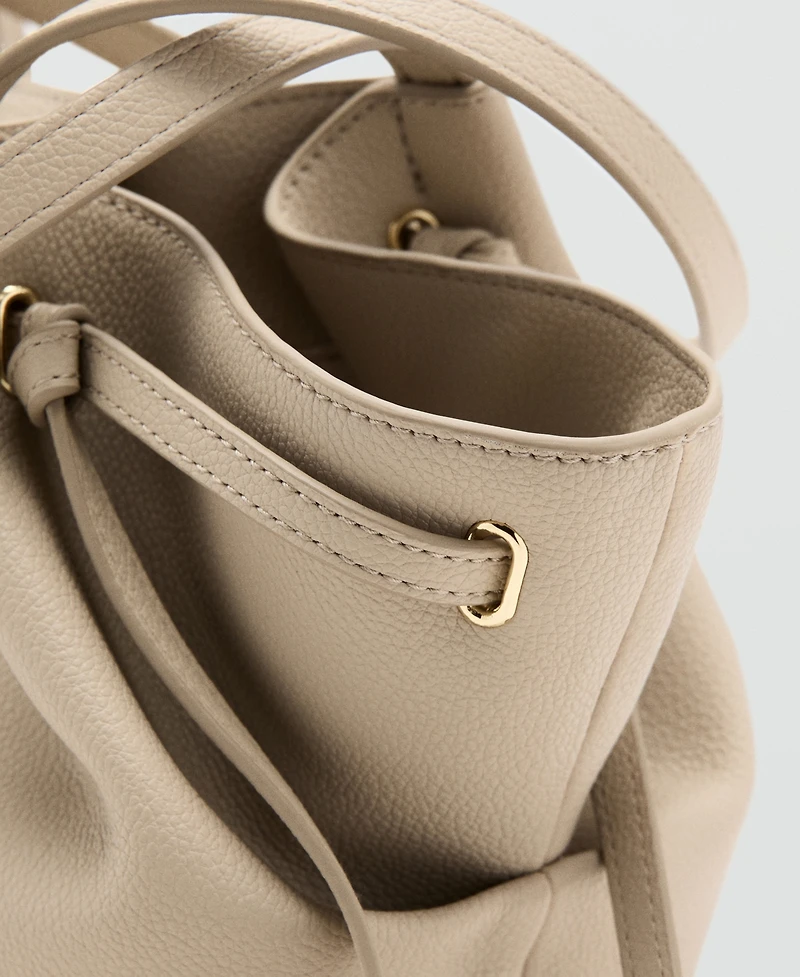 Mango Women's Medium Faux-Leather Shoulder Bag