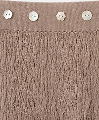 Mango Women's Buttons And Side Slit Skirt