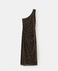 Mango Women's Tie Detail Devore Dress