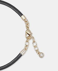 On 34th Crystal Cord Flex Bracelet