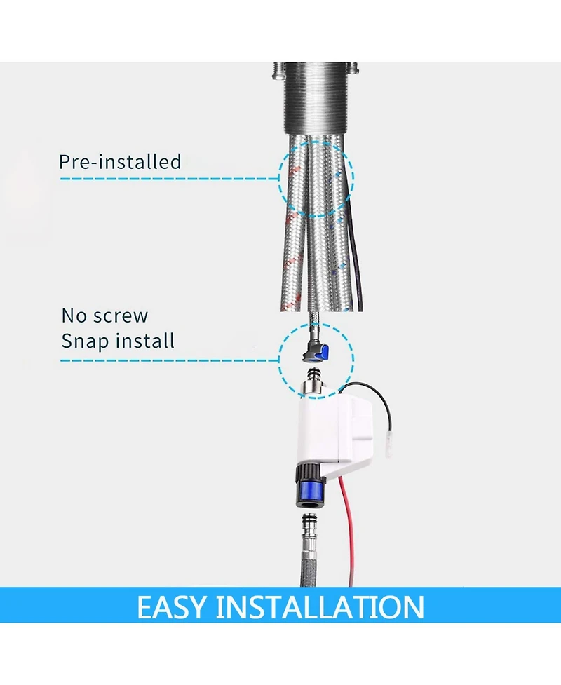 Phying Touch Kitchen Faucet with Pull Down Sprayer