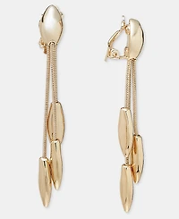 Style & Co Shaky Chain Clip-On Linear Drop Earrings, Macy's Exclusive