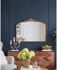 Busdays Arch Mirror Baroque Inspired Frame for Living Room Bathroom Entryway Console
