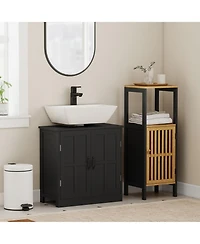 Phying Pedestal Sink Cabinet Freestanding Bathroom Sink Storage Cabinet with Shelf Multifunctional Under Sink Organizer for Bathroom Home Decor