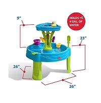 Gnuadz Summer Showers Splash Tower Water Table Kids Outdoor Play