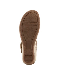 L'Artiste Women's Americana Wedge Mary Jane with Buckle