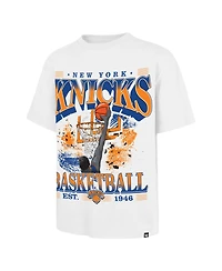 47 Brand Men's White New York Knicks Regional Foundation T-Shirt