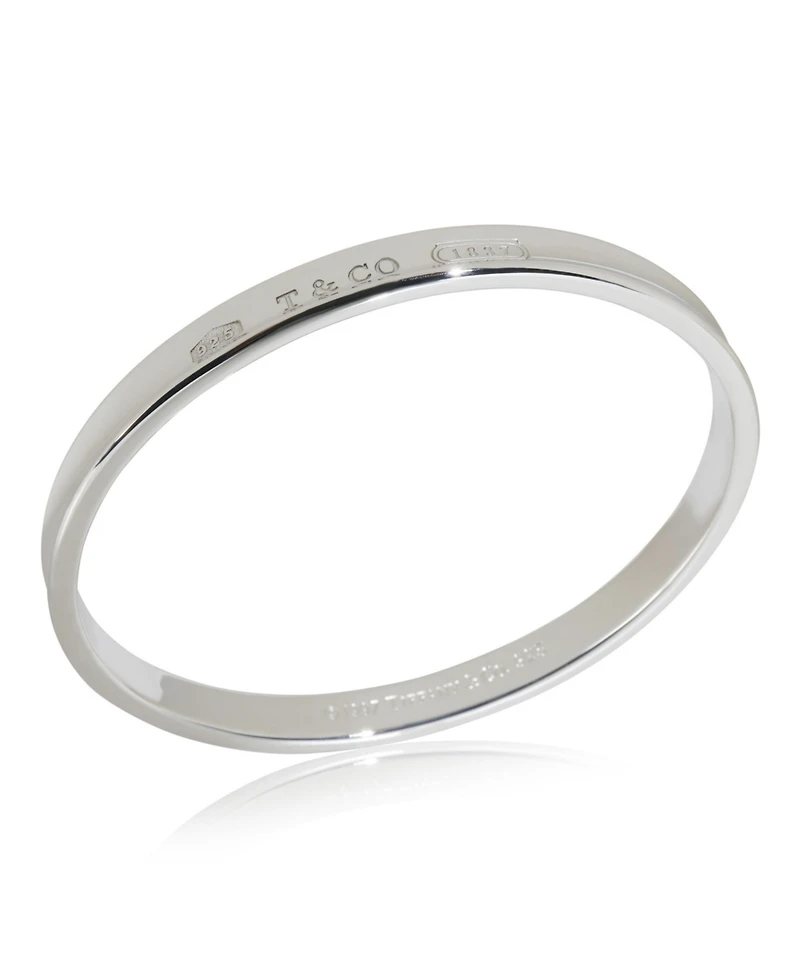 Pre-Owned Tiffany & Co Sterling Silver 1837 Bangle Bracelet