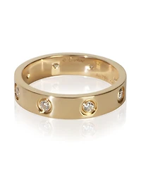 Pre-Owned Cartier Yellow Gold Diamond Small Model Love Ring