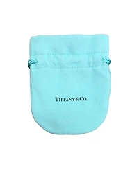 Pre-Owned Tiffany & Co Platinum Diamond Open Circle Earrings