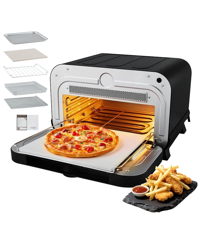 Cozito Electric Pizza Oven Air Fry Combo, 12 inches Pizza Maker with 8 Presets