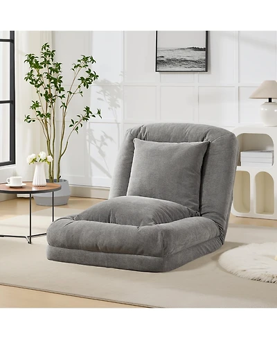 gaomon 5 Adjustable Position Human Dog Bed, Lazy Floor Lounge Sofa Chair Bed for Living Room Bedroom
