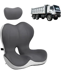 gaomon Memory Foam Seat Cushion, Lumbar-Hip Integrated Pad, Pain Relief and Posture Support, Breathable, Washable, Non-Slip, for Office Chair, Car