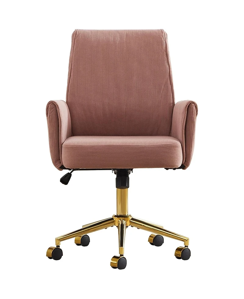 Rainsken Striped Velvet Office Chair