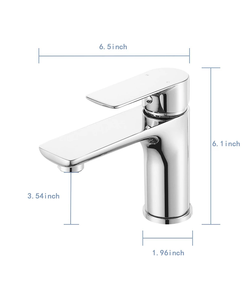Phying Chrome Single Handle Lavatory Basin Sink Faucet