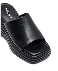 Therapy Australia Women's Flaunt Square Toe Wedge Sandal