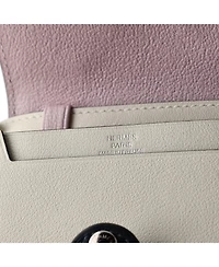 Pre-Owned Hermes Chien Card Holder with Strap Swift and Chevre Mysore