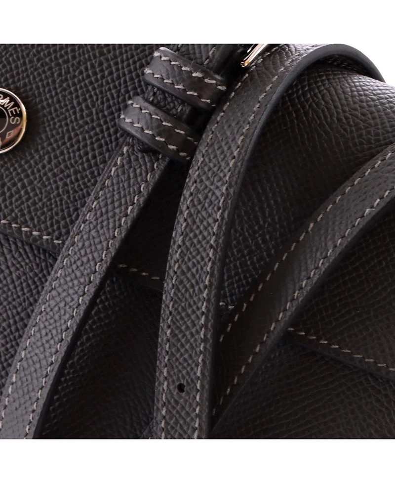 Pre-Owned HERMES Double Snap Pochette Crossbody Epsom