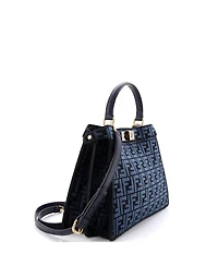 Pre-Owned Fendi Medium Peekaboo ISeeU Bag Zucca Tapestry
