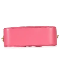 Pre-Owned Gucci Pink Gg Stitched Calfskin Matelasse Small Crossbody Bag