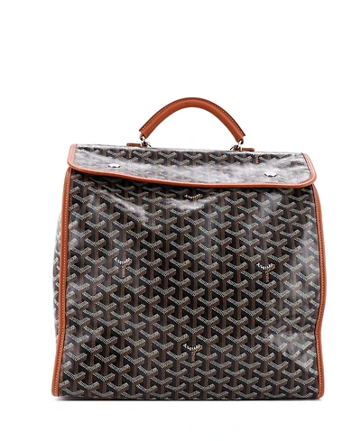 Pre-Owned Goyard Saint Leger Briefcase Backpack Coated Canvas