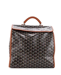Pre-Owned Goyard Saint Leger Briefcase Backpack Coated Canvas