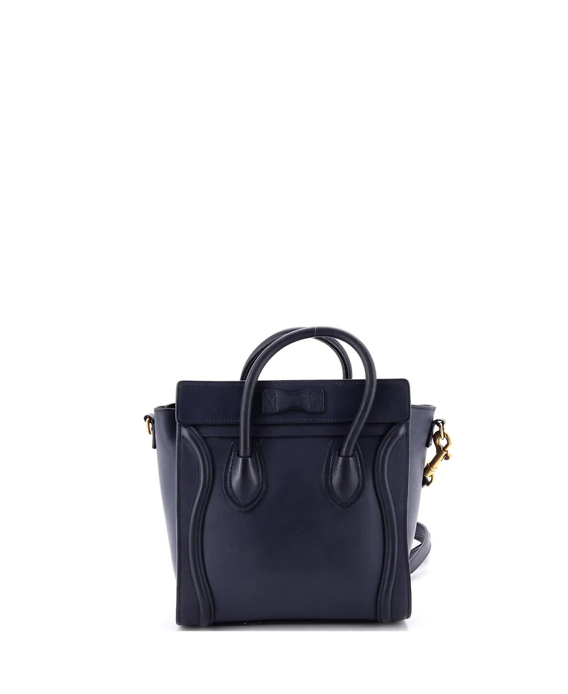 Pre-Owned Celine Nano Luggage Bag Smooth Leather