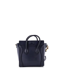 Pre-Owned Celine Nano Luggage Bag Smooth Leather
