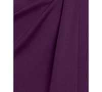 Betsy & Adam Petite Off-The-Shoulder Gown Dress