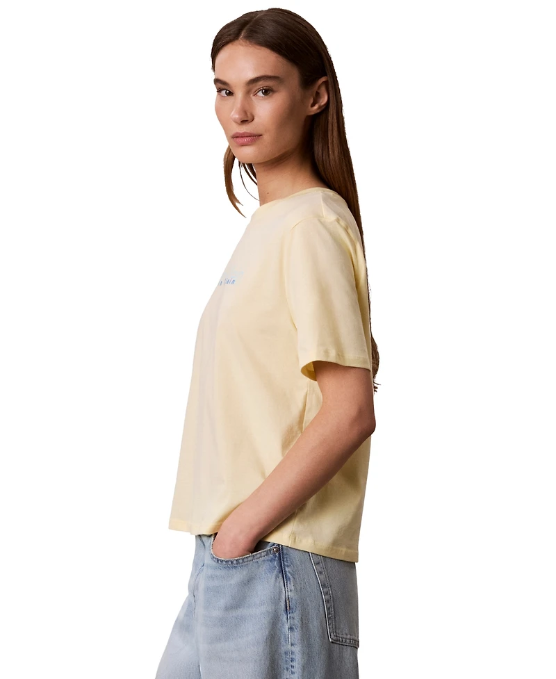 Calvin Klein Performance Women's Double Logo High Hip T-Shirt