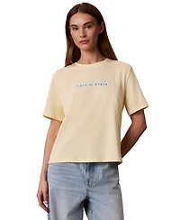 Calvin Klein Performance Women's Double Logo High Hip T-Shirt