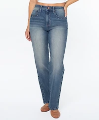 Celebrity Pink Women's Ultra High-Rise Studded Jeans