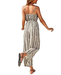 Cupshe Women's Quiet Bloom Striped Jumpsuit