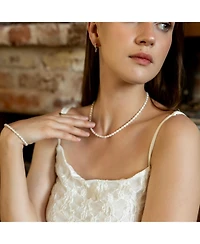 Spero London Natural Freshwater Real Seed Pearl Strand Bracelet