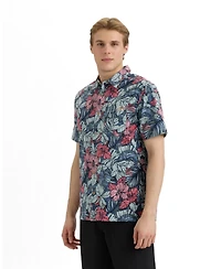 Salt Life Men's Sailfish Blossom Woven Shirt