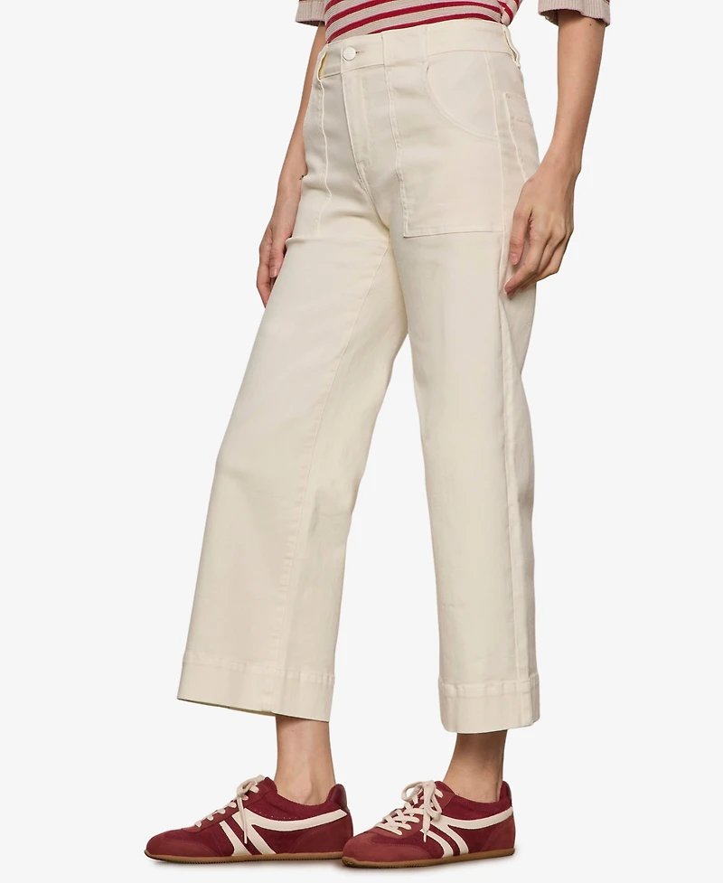 Sanctuary Women's Insider Cropped Straight-Leg Pants