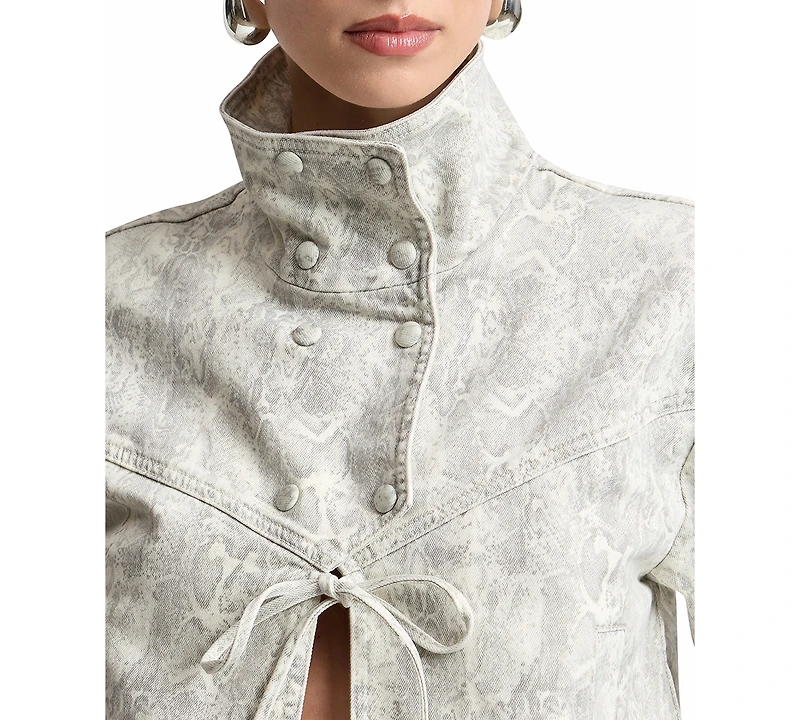 Avec Les Filles Women's Mock Neck Jacket