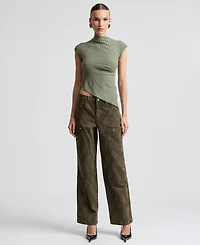 Avec Les Filles Women's Camo Jeans