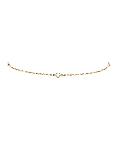 Pre-Owned Tiffany & Co Elsa Peretti Diamonds by the Yard 3 Stone Bracelet