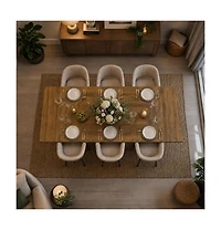 gaomon Modern 71-Inch Kitchen Dining Table for 6-8 People Family Use, for Kitchen, Office