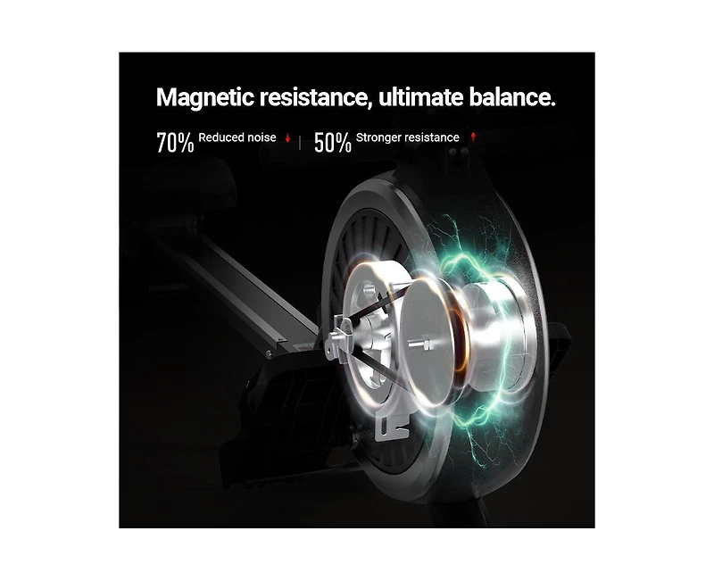 Harison Rowing Machine for Home, Magnetic Rowing Machine with 16 Resistance Levels (Hrm-W11)