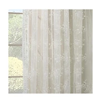 Habitat Mona Lisa Jacquard Lace Tailored Sheer Panel - Shell