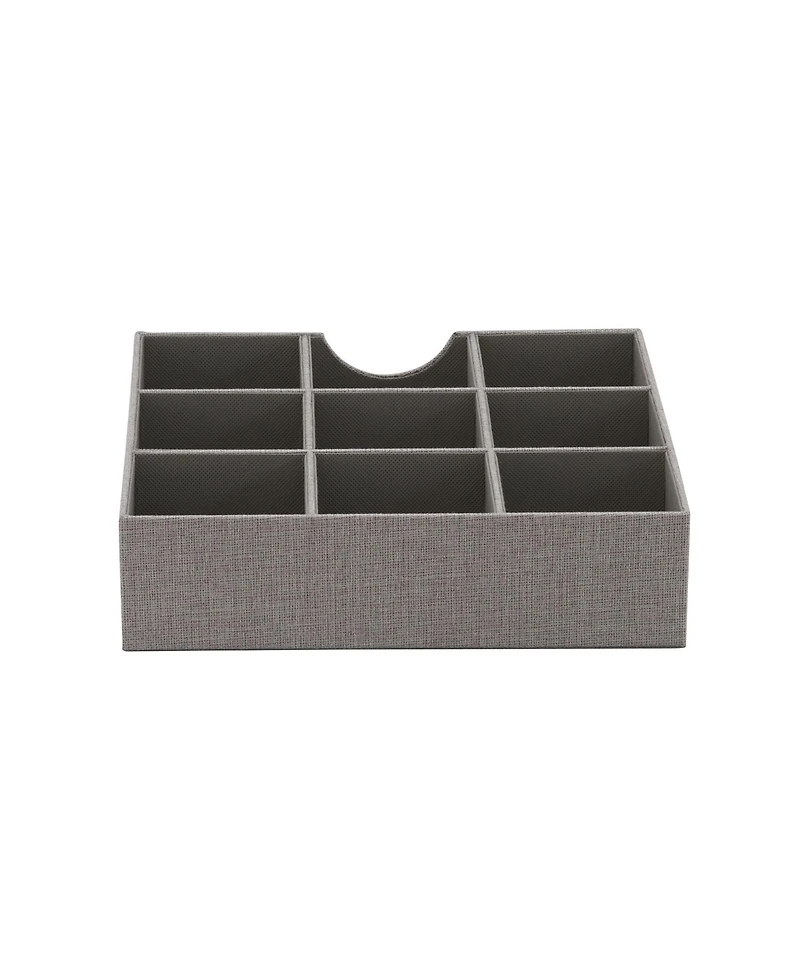 Household Essentials Drawer Organizer Tray, 9 Square Compartment