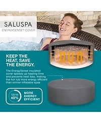 Bestway Coleman St Moritz Hot Tub with SaluSpa Seat and Headrest Pillows