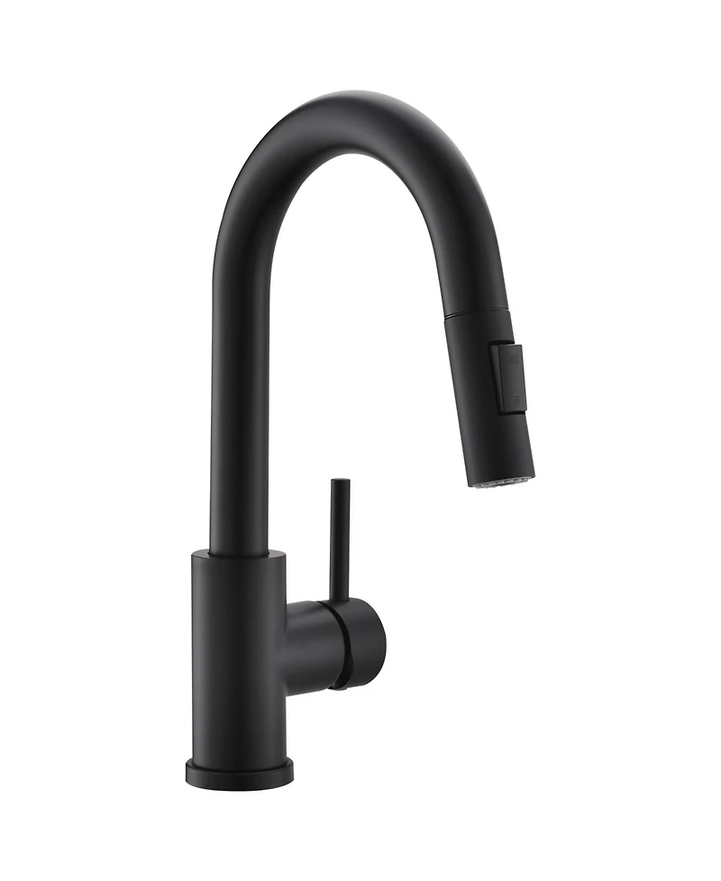 Phying Pull Down Sprayer Sink Faucet Black Modern Multifunctional Faucet Design for Kitchen Bathroom Mini Bar Prep Counter