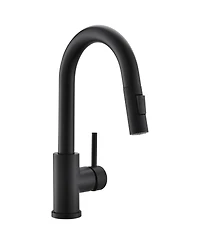 Phying Pull Down Sprayer Sink Faucet Black Modern Multifunctional Faucet Design for Kitchen Bathroom Mini Bar Prep Counter