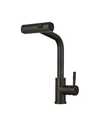 Phying 3 Spray Modes Pull Down Faucet 360 Degree Rotatable High Arc Stainless Steel Sink Faucet Oil Rubbed Bronze Modern Kitchen Bathroom Fixture
